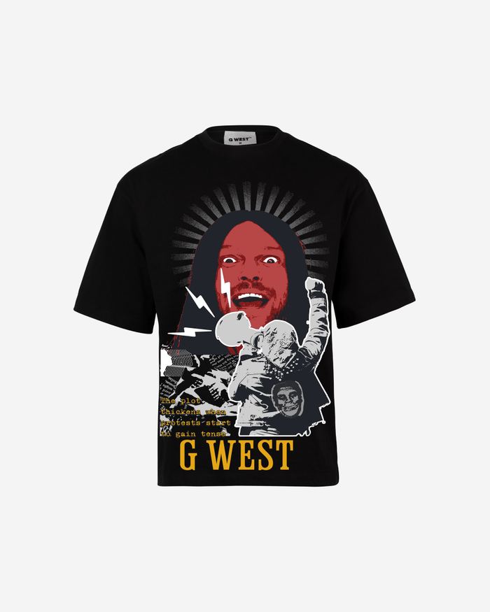 G West Protest Oversized T-Shirt Mens