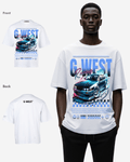 G WEST RACING OVERSIZED T-Shirt Mens