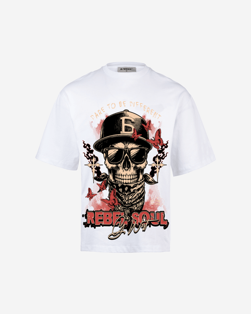 G WEST REBEL SOUL OVERSIZED T-Shirt Mens