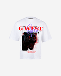 G WEST RED FURY OVERSIZED T-Shirt Mens