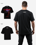G WEST RED FURY OVERSIZED T-Shirt Mens