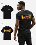 G West Mens Regular Fit Flame Box Logo T Shirt