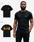 G West Mens Regular Fit Flame Box Logo T Shirt