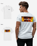 G West Mens Regular Fit Flame Box Logo T Shirt