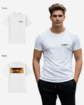 G West Mens Regular Fit Flame Box Logo T Shirt