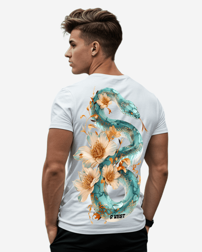 G West Mens Regular Fit Floral Traitor T Shirt