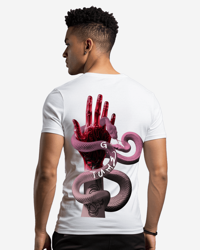 G West Mens Regular Fit Serpiente (Handshake) T Shirt