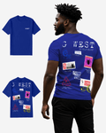 G West Mens Regular Fit Stamp T Shirt - Gwpbast5041 - 7 Colors