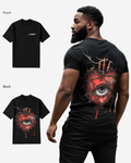 G West Mens Regular Fit Wire Heart T Shirt