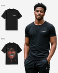 G West Mens Regular Fit Wire Heart T Shirt