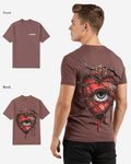 G West Mens Regular Fit Wire Heart T Shirt