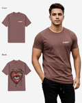 G West Mens Regular Fit Wire Heart T Shirt