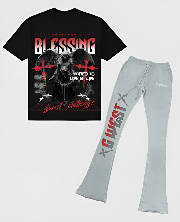 G West Rhinestone Blessing Set