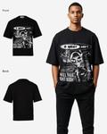 G West Rhinestone Not My Earth Oversized T-Shirt Mens