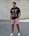 G West Rhinestone Space Expedition Oversized Tee & Short Set