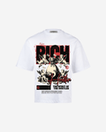 G WEST RICH HUSTLER OVERSIZEED T-Shirt Mens