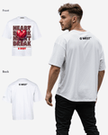 G WEST SHATTERED LOVE OVERSIZED T-Shirt Mens