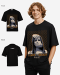 G WEST Silent Gaze Oversized T-Shirt Mens
