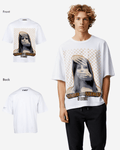 G WEST Silent Gaze Oversized T-Shirt Mens