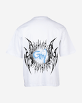 G West Rhinestone Skeleton Body Oversized T-Shirt Mens