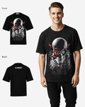 G WEST SKULL AND WINGED VISION OVERSIZED T-Shirt Mens