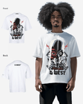 G WEST SKULL AND WINGED VISION OVERSIZED T-Shirt Mens