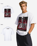 G WEST Skull of the unknown OVersized T-Shirt Mens