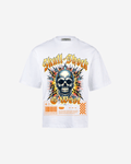 G WEST SKULL SHORK OVERSIZED T-Shirt Mens