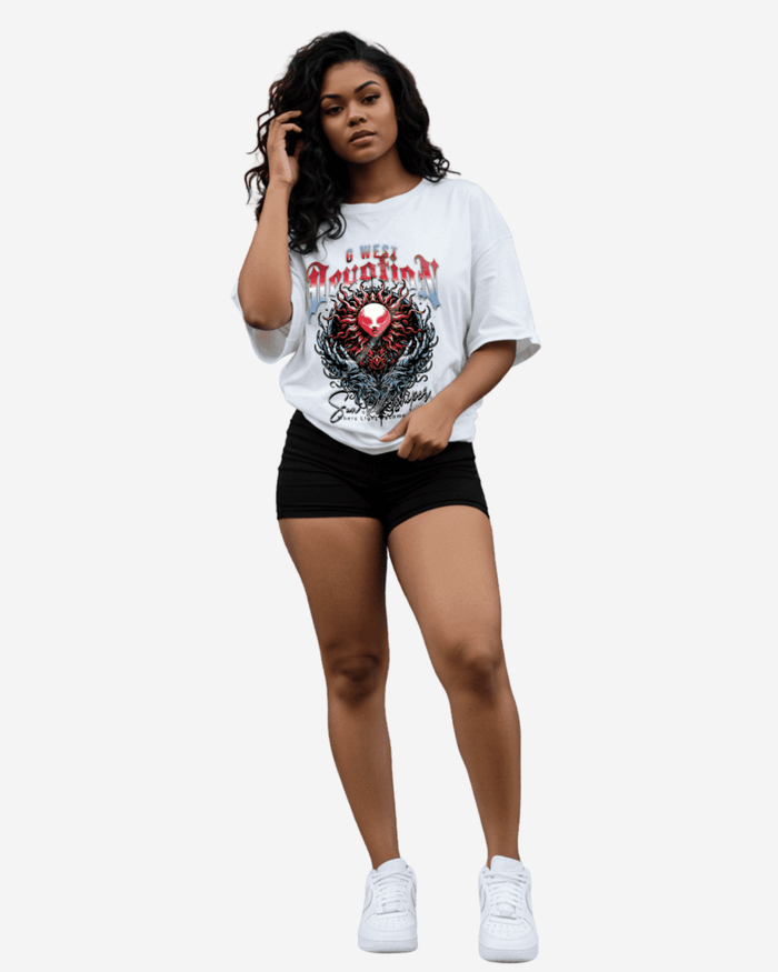 G West Solar Devotion Oversized Women's T-Shirt