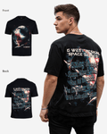 G West Mens Space Series Premium Oversized Tee