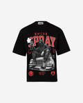 G West SPRAY OVERSIZED T-Shirt Mens