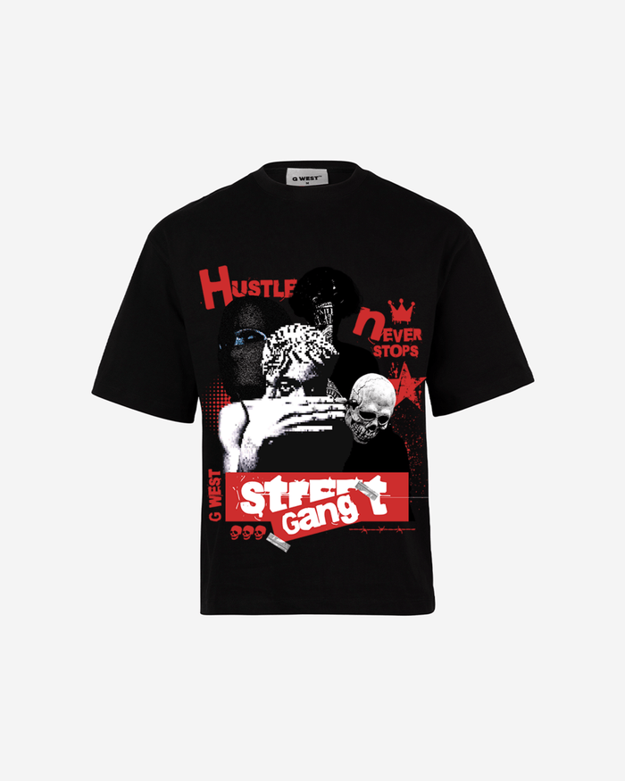 G WEST STREET GANG OVERSIZED T-Shirt Mens