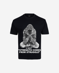 G West Strength Come From Struggle Oversized T-Shirt Mens