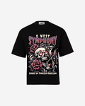 G WEST SYMPHONY Oversized T-Shirt Mens