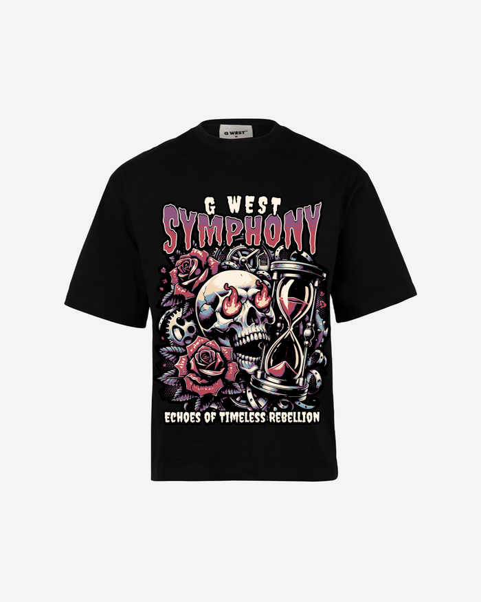 G WEST SYMPHONY Oversized T-Shirt Mens