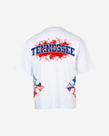 G West Tennessee Blood Arch Logo Oversized T-Shirts