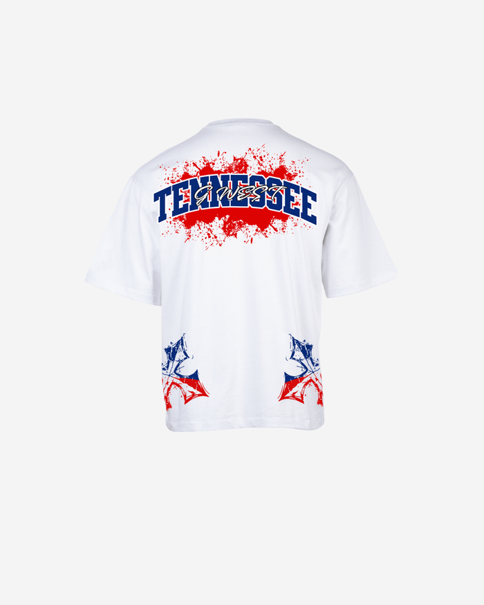 G West Tennessee Blood Arch Logo T-Shirts Big and Tall