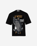 G West the dark blossom OVERSIZED T-Shirt Mens