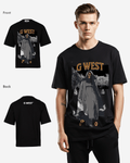G West the dark blossom OVERSIZED T-Shirt Mens