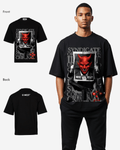 G WEST THE DEVIL SPEAKS OVERSIZED T-Shirt Mens