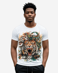 G West Mens Tiger Dragon Tee