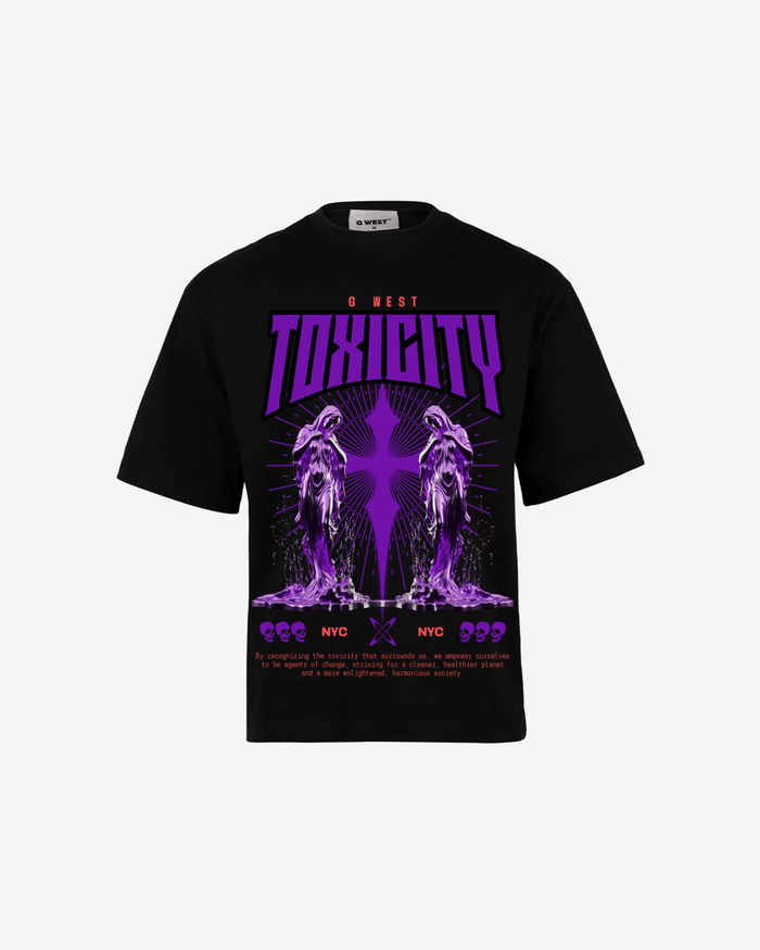 G WEST TOXICITY OVERSIZED T-Shirt Mens