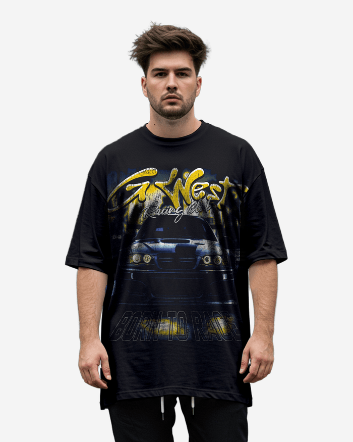 G West Ultra Speed Black T-Shirt Big and Tall Mens