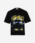G West Mens Ultra Speed Premium Oversized Tee Front And Back Print