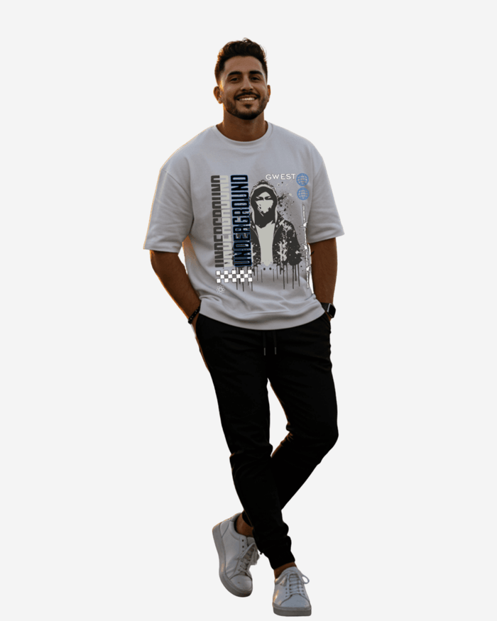 G West Underground Oversized Men's T-Shirt