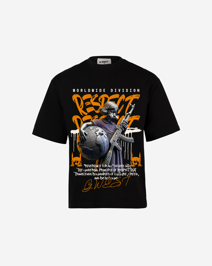 G WEST UNSEEN BATTLE OVERSIZED T-Shirt Mens