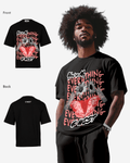 G WEST WINGS N BLOOMS OVERSIZED T-Shirt Mens