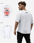 G WEST WINGS N BLOOMS OVERSIZED T-Shirt Mens
