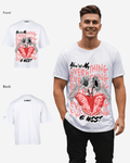 G WEST WINGS N BLOOMS OVERSIZED T-Shirt Mens
