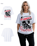 G West Womens No Struggle No Story Oversized Tee